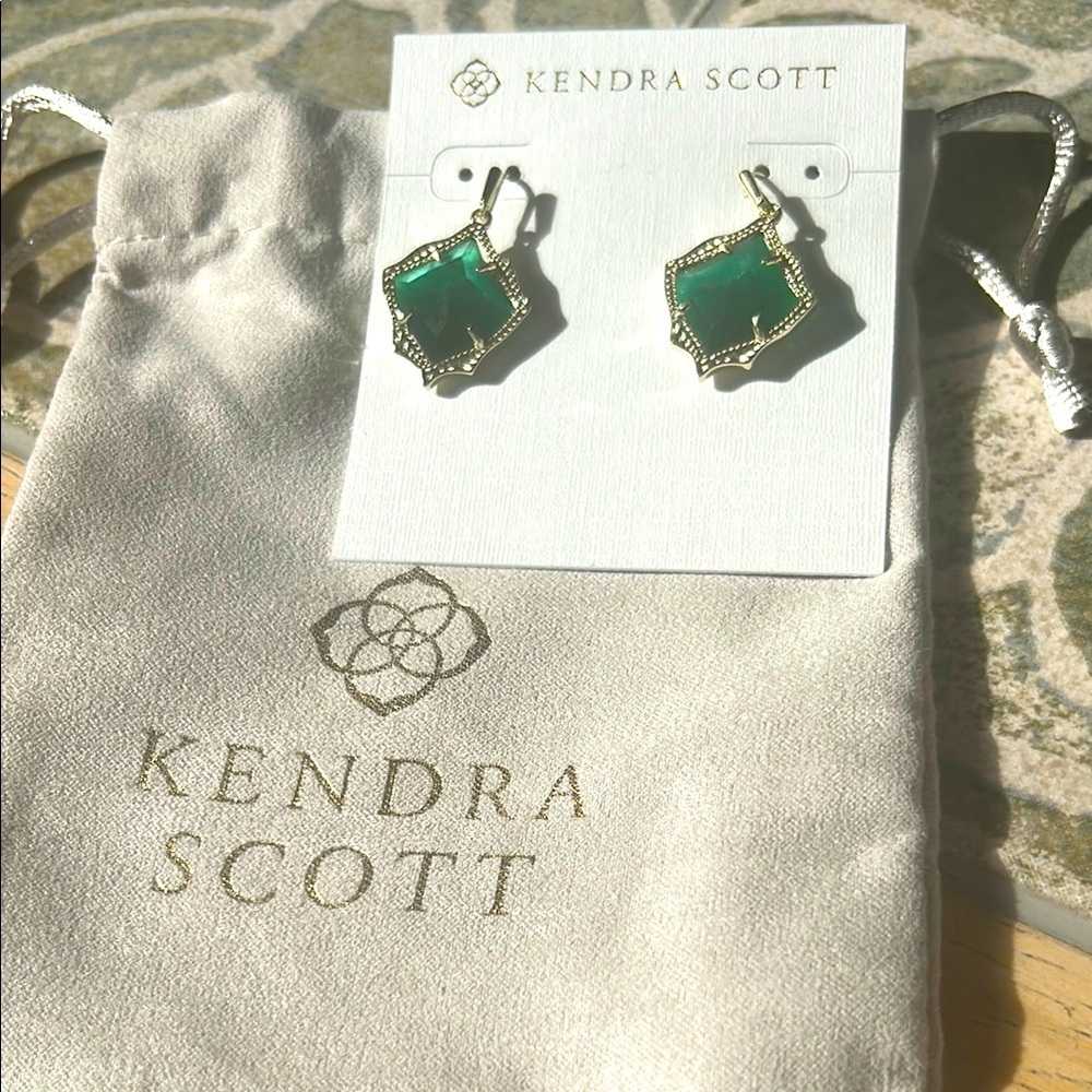 Kendra Scott Kyrie Earrings Rose Gold/Amazonite